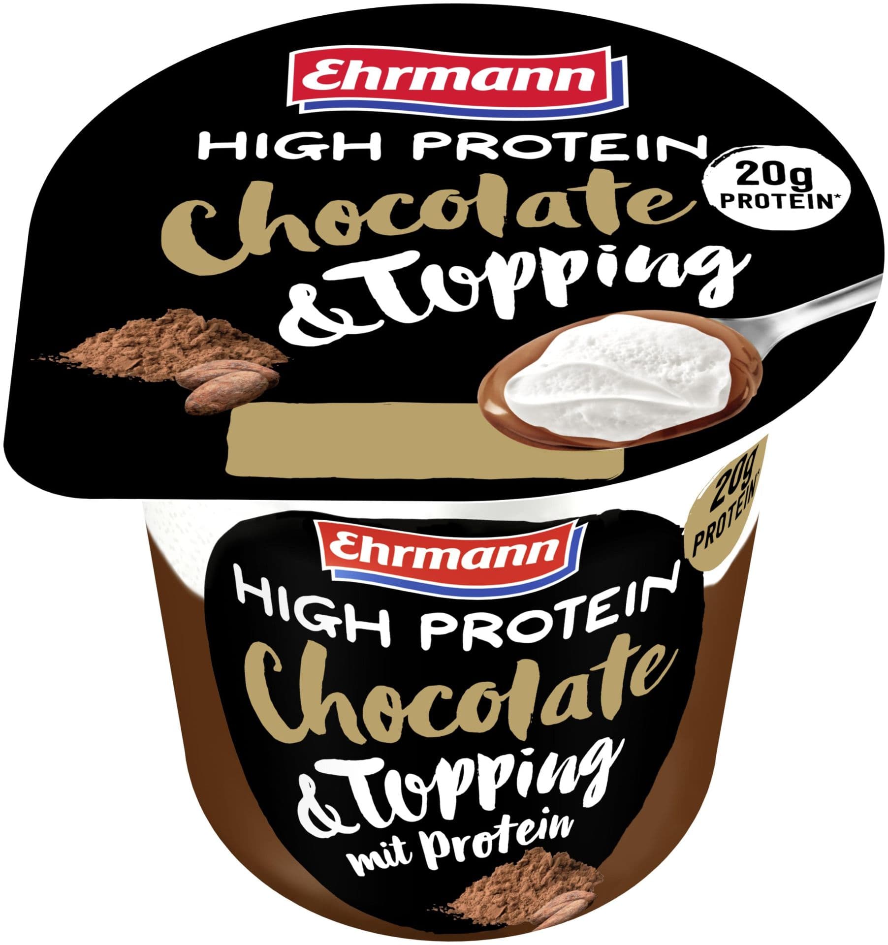 Ehrmann High Protein Pudding Schoko&Topping 200g