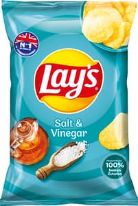Lays Kartoffelchips Salt&Vinegar 150g