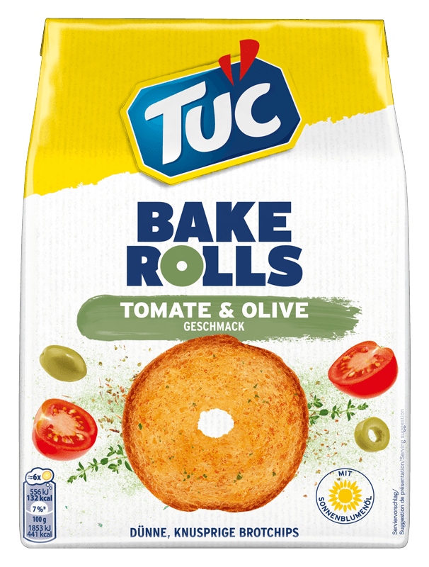 TUC Bake Rolls Tomate Olive 150g
