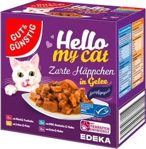 G&G Cat Häppchen in Gelee MSC 8x100g