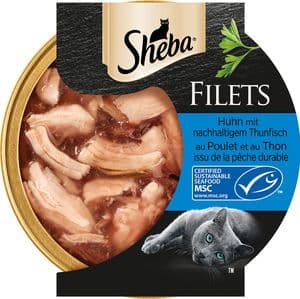 Sheba Filets Huhn und Thunfisch 60g