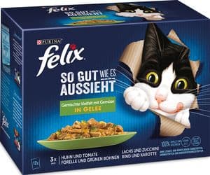Felix MP so gut wie...Vielfalt mit Gemüse 12x85g