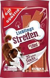 G&G Dog Leckere Streifen mit Rind 200g