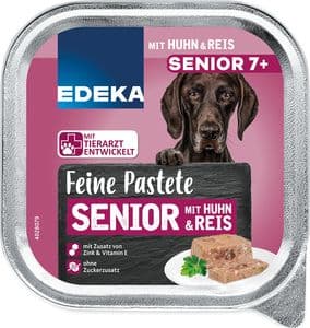 EDEKA Dog Feine Pastete Senior Huhn-Reis 300g