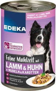 EDEKA Dog Feine Mahlzeit Lamm/Huhn/Nudel/Karo 400g