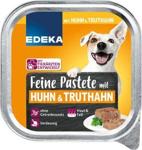 EDEKA Dog Feine Pastete Huhn/Truthahn 150g