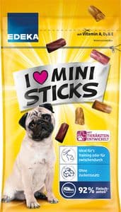 EDEKA Dog I Love Ministicks 60g