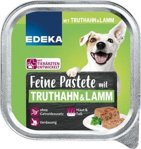 EDEKA Dog Feine Pastete Truthahn/Lamm 150g
