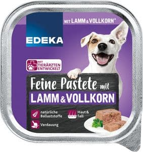 EDEKA Dog Feine Pastete Lamm&Vollkorn 150g