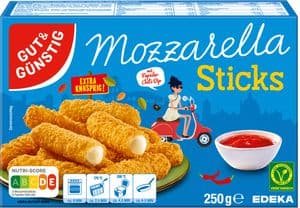 G&G Mozzarella Sticks mit Dip 250g