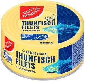 G&G Thunfischfilets in Sonnenblumenöl MSC 195g