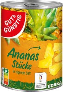 G&G Ananas in Stücke leicht gezuckert 565g