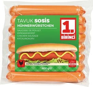 Birinci Hühnerwürstchen (Tavuk) 400g