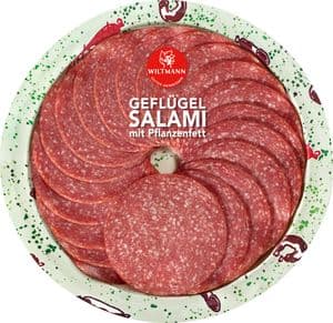 Wilt.Geflügel Salami m.Pflanzenfett 80g