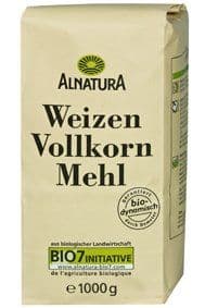 Alna.Bio Weizenvollkornmehl 1Kg