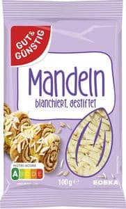 G&G Mandeln gestiftelt 100g