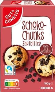 G&G Schoko Chunks Zartbitter 100g