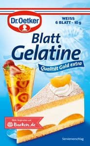 Oetk Blattgelatine weiß10g