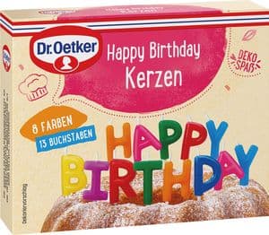 Oetker Happy Birthday Kerzen 13St.