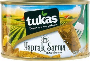 Tukas gefüllte Weinblätter m. Reis 1/2 Ds. 400g