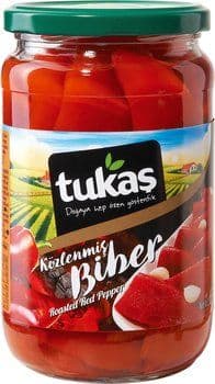 Tukas geröst. Rote Paprika Glas 680g