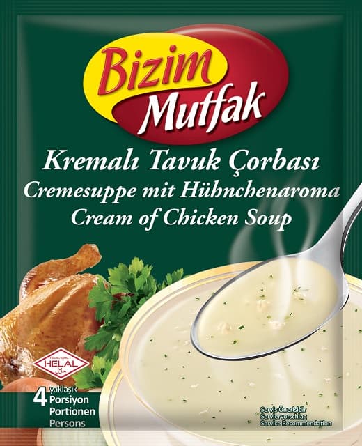 BIZIM CORBA KREMALI TAVUK 62 G