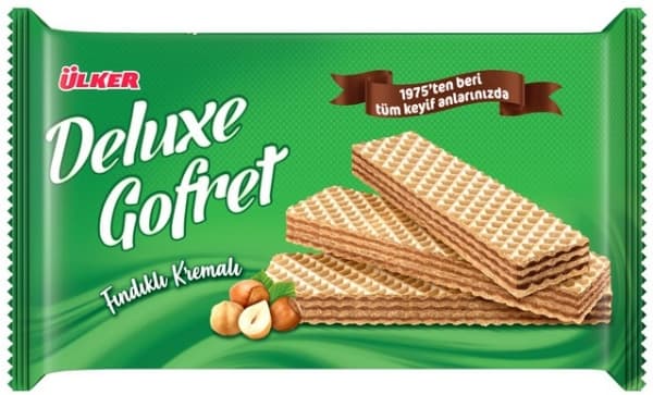 ÜLKER DELUXE WAFFELN HASELNUSS 220G