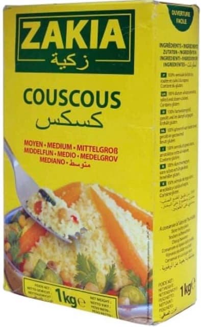 ZAKIA COUSCOUS MEDIUM 1 KG 