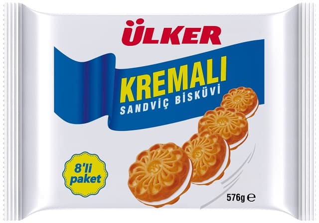 KREMALI VANILYA BISKUVI 8 x 72G