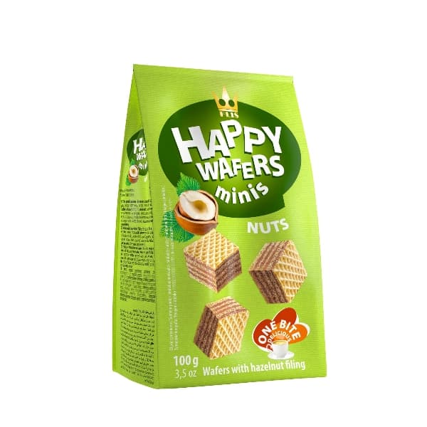 FLIS HAPPY WAFERS HASELNUSS 100 G