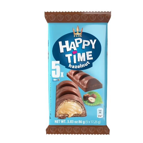 FLIS HAPPY TIME HASELNUSS BAR 86 G