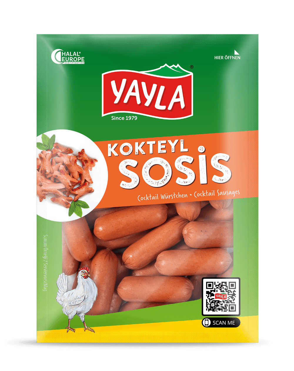 Yayla Kokteyl Sosis 350g