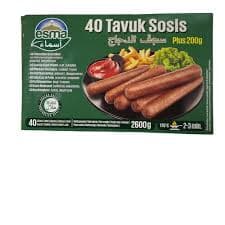 Esma Chicken Sausages Plus 2600g