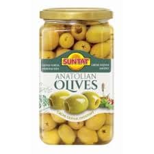 Suntat Green Olives pitted 850ml
