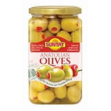Suntat Green Olives w. Paprika 850ml